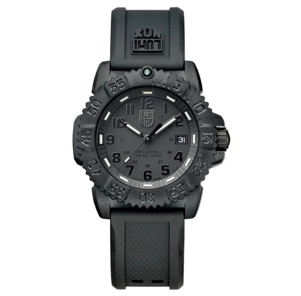 Luminox Navy SEAL Colormark Blackout 7050 Series Unisex Watch Quartz 39mm